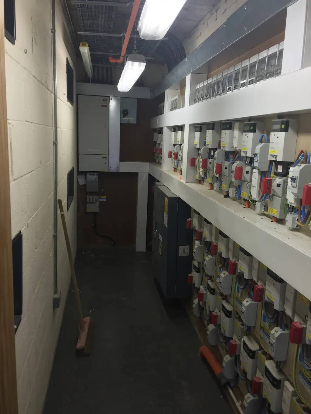 Completed electrical fitting work